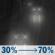 Tonight: Rain likely after 10pm. Mostly cloudy, with a low around 55. South southwest wind 8 to 15 mph, with gusts as high as 26 mph. Chance of precipitation is 70%. New rainfall amounts less than a tenth of an inch possible. Tonight: Light Rain Likely